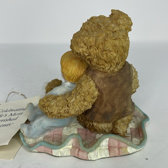 Vintage Christmas Around the World #230003 Pappa Bear Story Time Fuzzy Feet - Picture 7 of 15